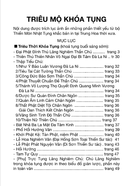 Chiêu Mộ Khóa Tụng - Hình ảnh 3