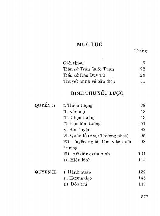 Binh Thư Yếu Lược (NXB Công An 2001) - Trần Hưng Đạo, 580 Trang - Hình ảnh 2