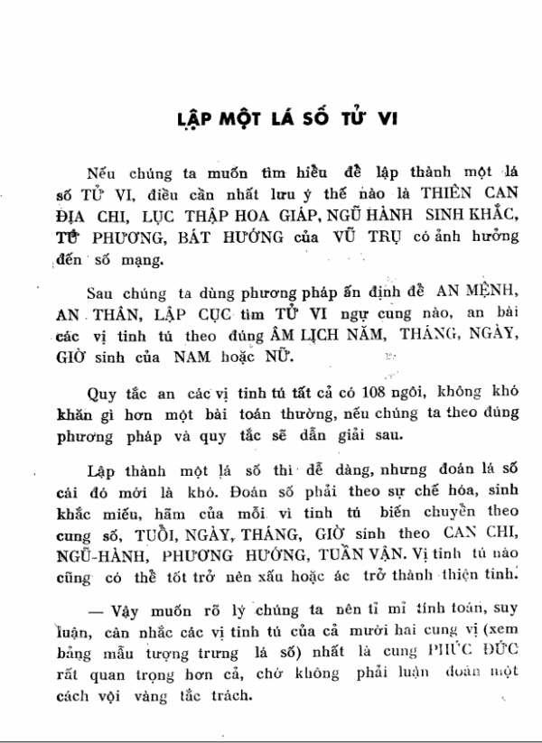 Tử Vi Đẩu Sổ Thực Hành - Túy Lang - Nguyễn Văn Toàn - 1973 - Hình ảnh 4