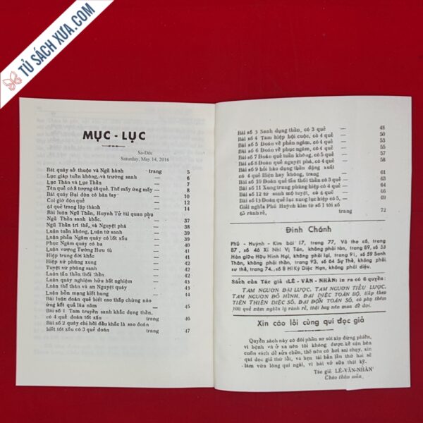 Bộ Sách Hiếm Tử Vi Lý Số - Lê Văn Nhàn - Hình ảnh 21