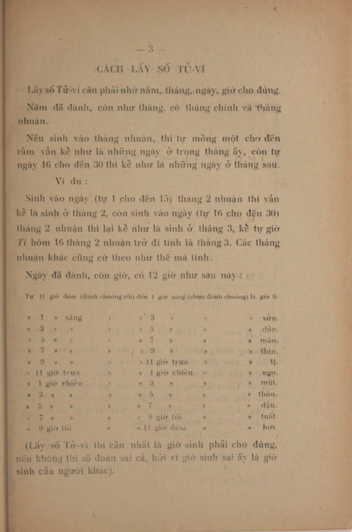 Số Tử Vi - Chiêu Đầu - XB 1931 - Hình ảnh 3