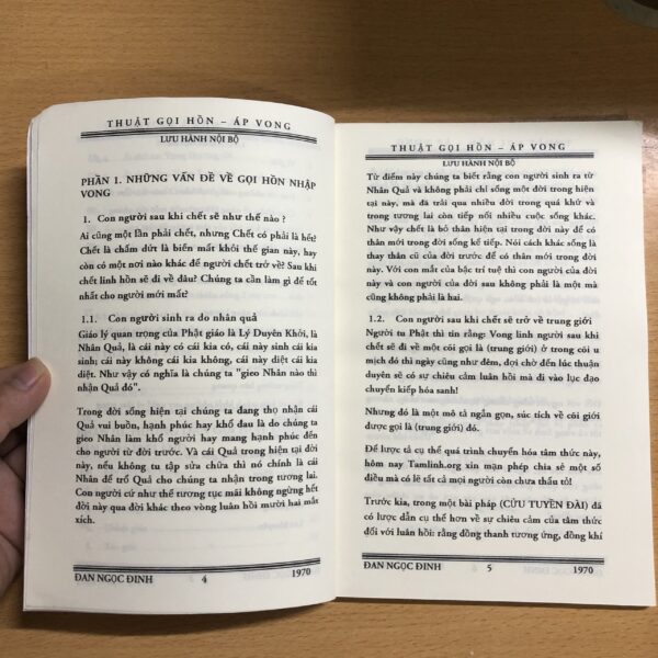 Thuật Gọi Hồn Áp Vong - Sách Quý Về Áp Vong - 1970 - Hình ảnh 4