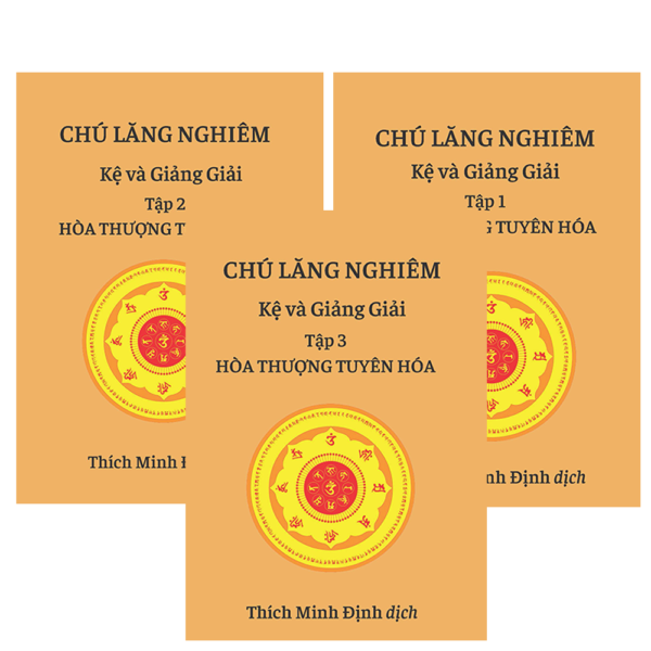 Chú Lăng Nghiêm Bộ 3 cuốn