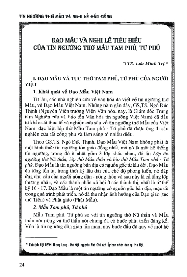 Tín Ngưỡng Thờ Mẫu Và Nghi Lễ Hầu Đồng - Hình ảnh 4