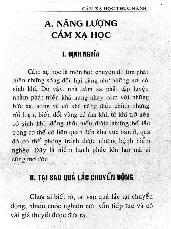 Cảm Xạ Học Thực Hành - Dư Quang Châu - Hình ảnh 2