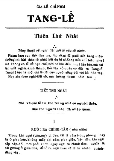 Gia Lễ Chỉ Nam 1930 - Nguyễn Tử Siêu - Hình ảnh 2