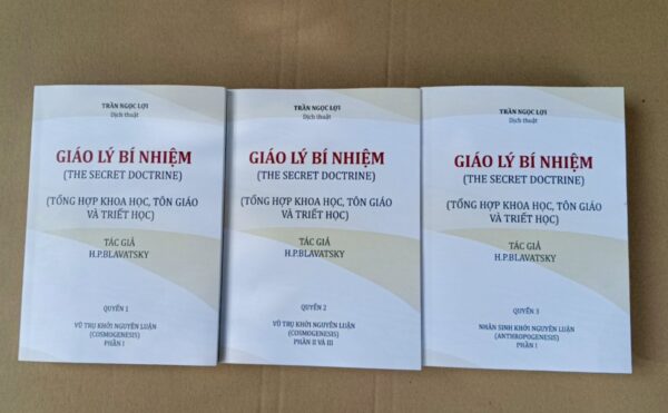 Sách Thông Thiên Học: Giáo Lý Bí Nhiệm – Helena Blavatsky (3 Tập) - Hình ảnh 2