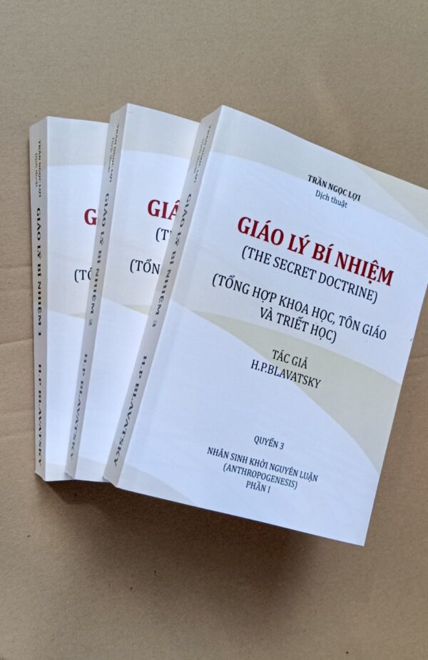 Sách Thông Thiên Học: Giáo Lý Bí Nhiệm – Helena Blavatsky (3 Tập) - Hình ảnh 3