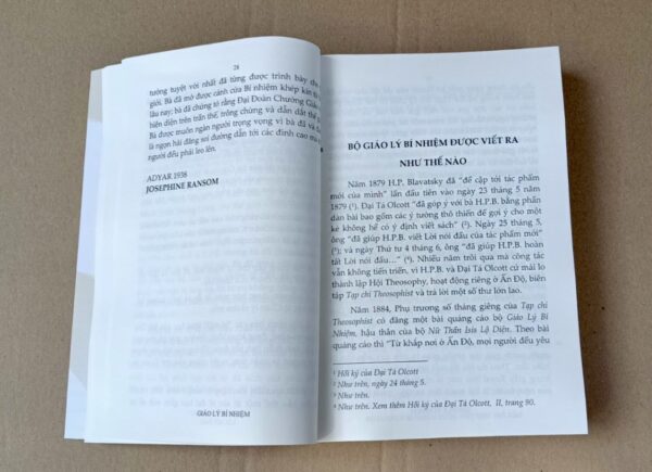 Sách Thông Thiên Học: Giáo Lý Bí Nhiệm – Helena Blavatsky (3 Tập) - Hình ảnh 5