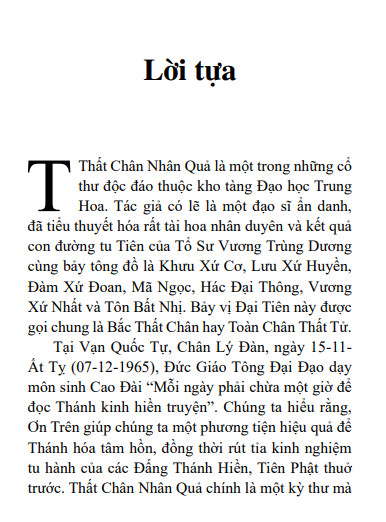 Thất Chân Nhân Quả - Hình ảnh 3