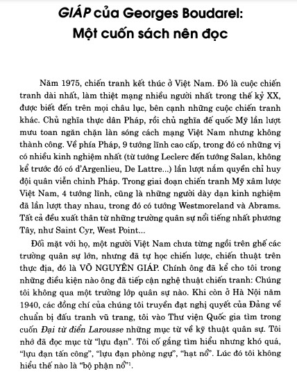 Sách về Đại tướng Võ Nguyên Giáp của Georges Boudarel - Hình ảnh 2