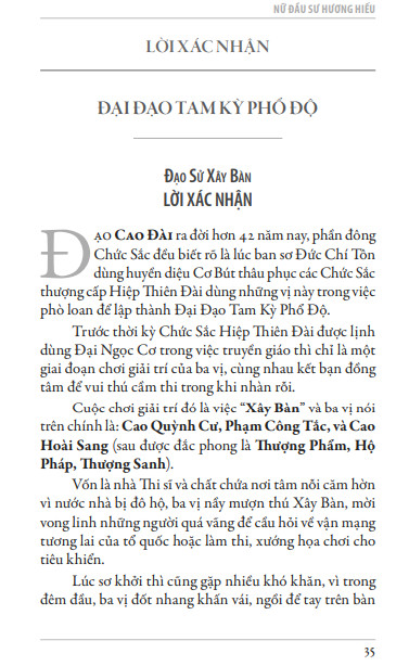 Đạo Sử Toàn Tập (Đạo Cao Đài) - Nữ Đầu Sư Hương Hiếu - Hình ảnh 2